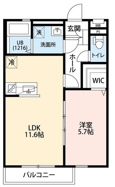 クレール 相沢の間取り