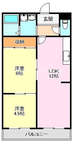 レナジア深井の間取り