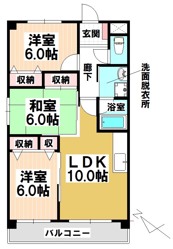 ニューパーク芝の間取り