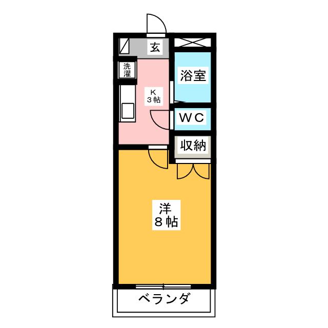 カーサＵの間取り