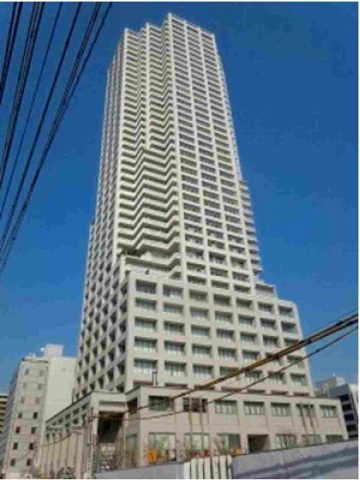 【広島市中区上八丁堀のマンションの建物外観】