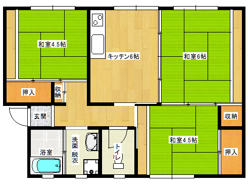 Ｉｎｆｉｎａ　Ｎｏｒｔｈ２（インフィナノース２）の間取り