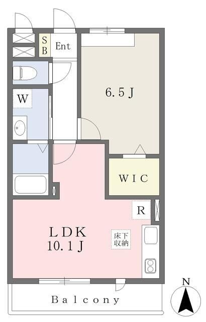 熊谷市戸出のアパートの間取り