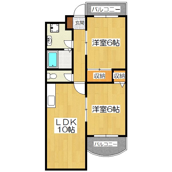 シェモア稲葉台の間取り