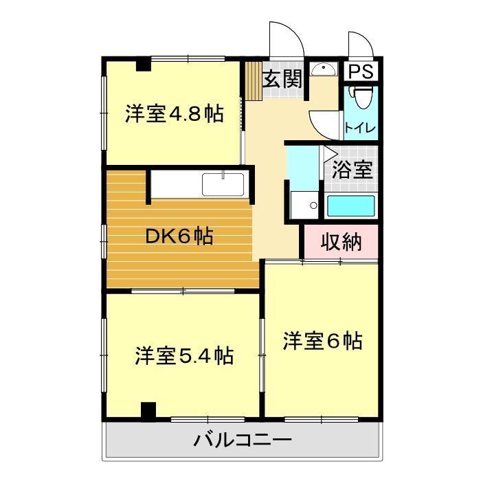 グリーンアベニュー土原　No.２の間取り