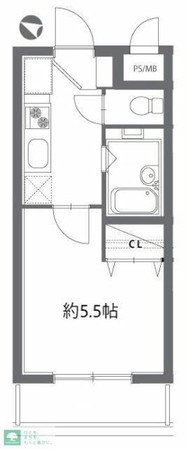 アソシエール駒沢の間取り