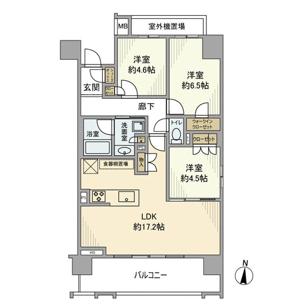 オープンレジデンシア瑞穂桜山の間取り