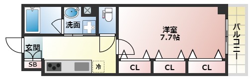 FuMoSe西田辺の間取り