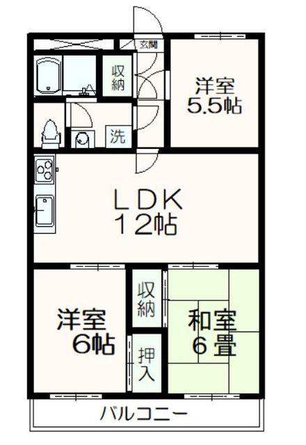 リバーサイドソシアの間取り