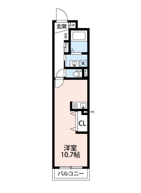 柏市中央町のマンションの間取り