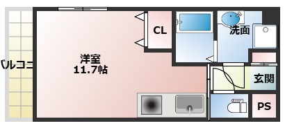 フェンテ本山の間取り