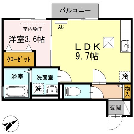 リッチローズの間取り