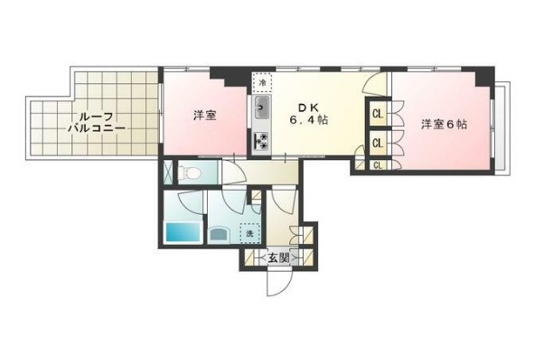 江戸川区小松川のマンションの間取り