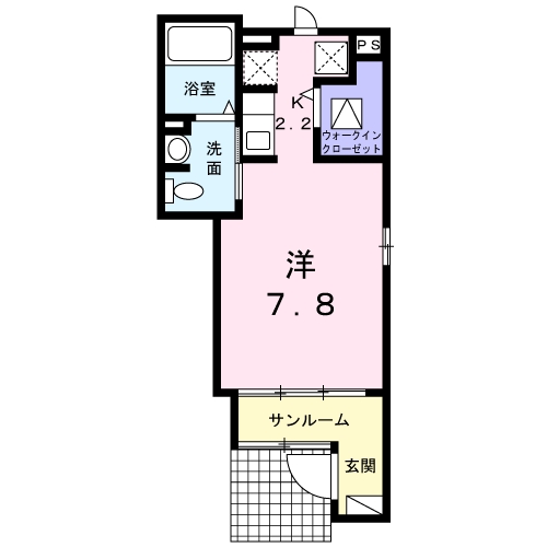 [家電付き] プリムローズティーの間取り