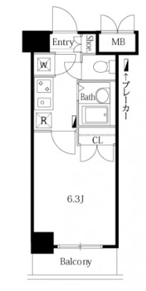 ラサンテ広尾の間取り