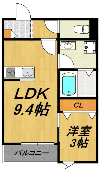 LECOCON北名古屋の間取り