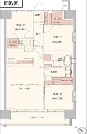 【柏市柏のマンションの間取り】