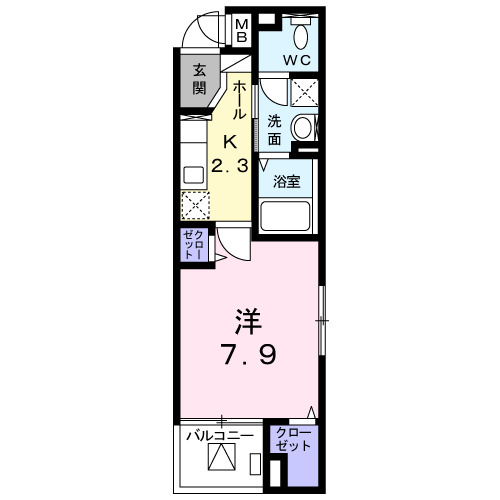 アンジェロ　フェリーチェの間取り