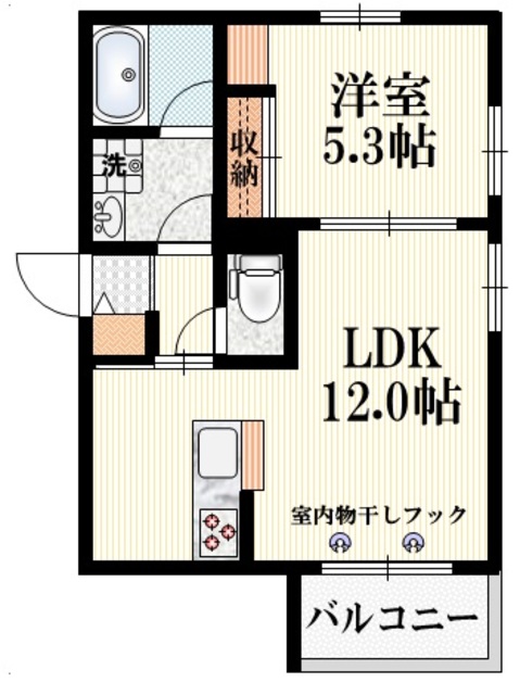 杉並区高円寺北のマンションの間取り