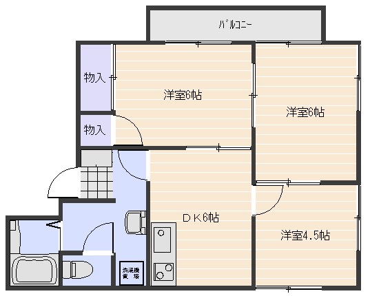 フレグランス串戸の間取り