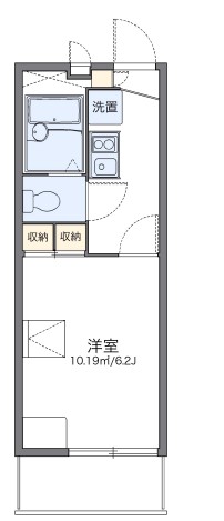 レオパレスアルカイックの間取り