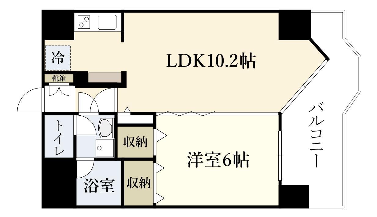 カルロ北目の間取り