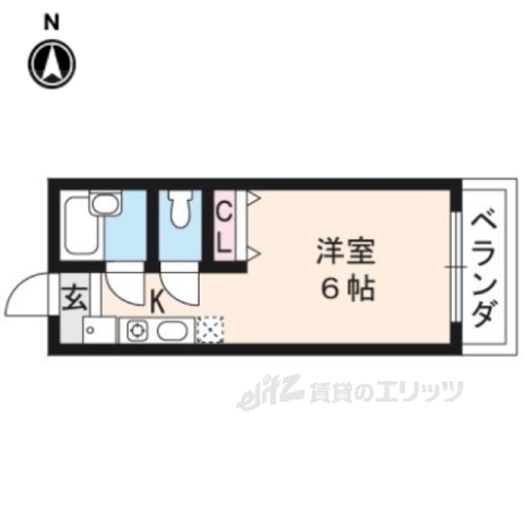 アルス太秦の間取り