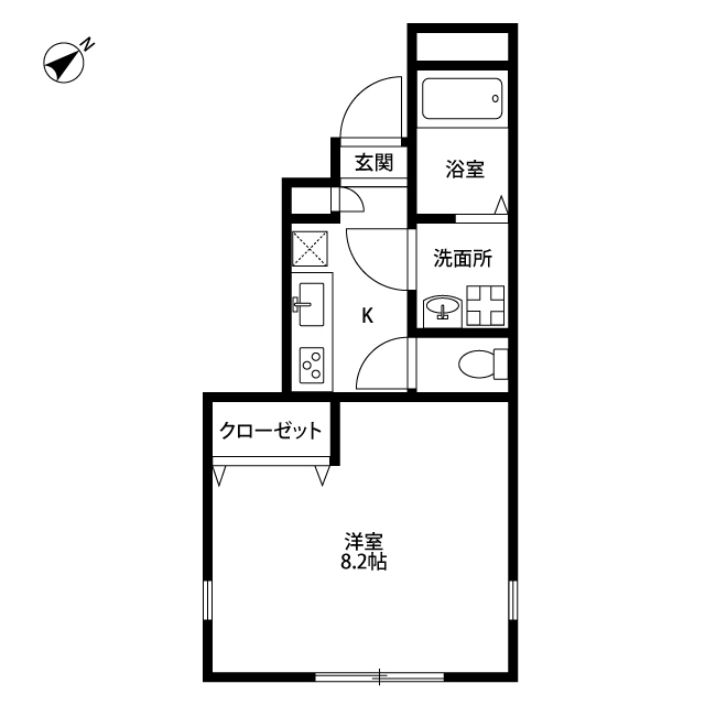 アスピリア ボヌールの間取り