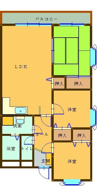 ヴィラカシアゲの間取り