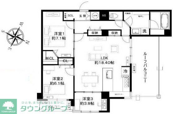 ホワイトパレスの間取り