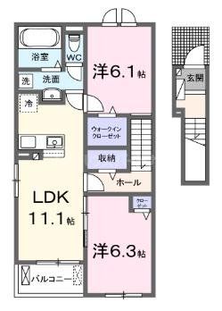 シャルマン　コリーヌの間取り