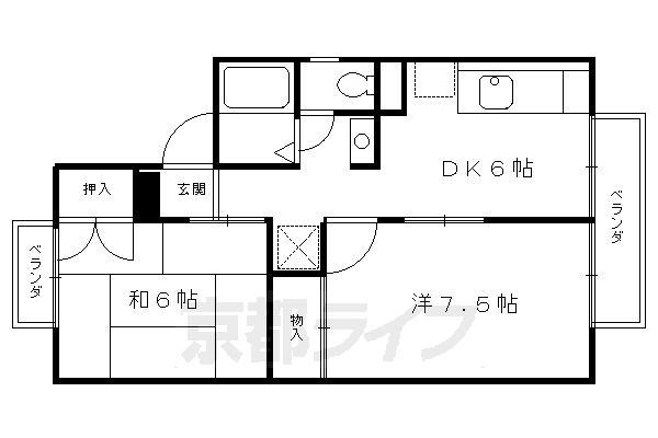 メゾン・ド・エスペランサの間取り