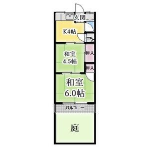 名古屋市昭和区塩付通のアパートの間取り