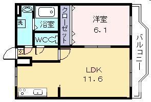 桜井市大字東新堂のマンションの間取り