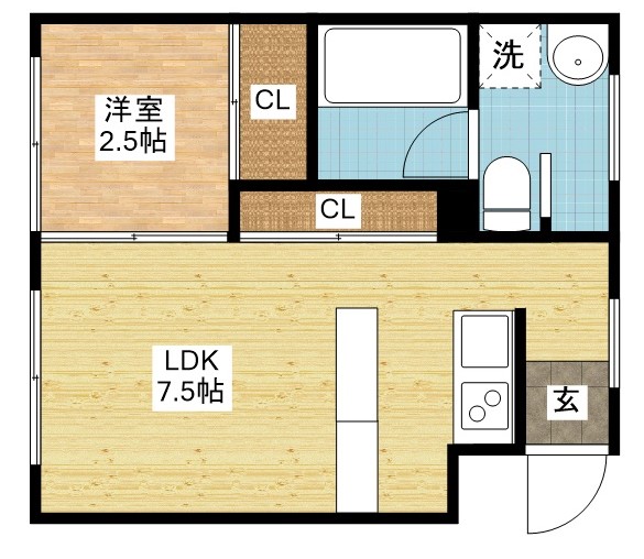 グリーンハイツ石田の間取り