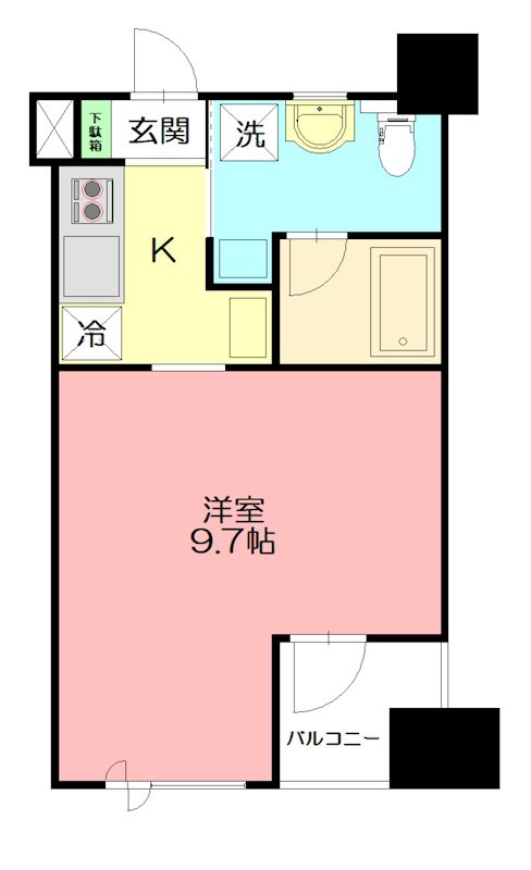 厚木市田村町のマンションの間取り