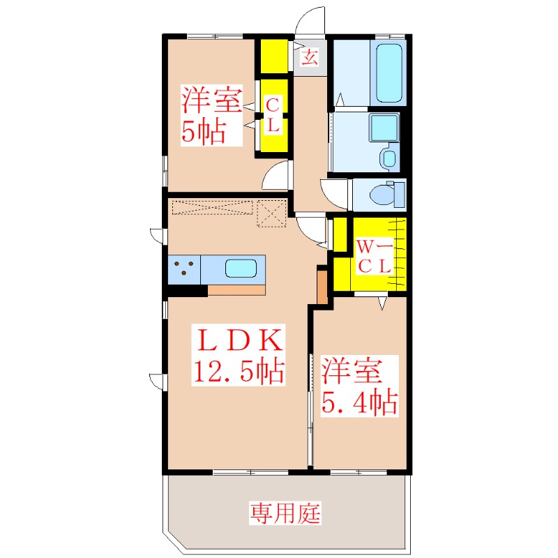 アミティエ　Iの間取り