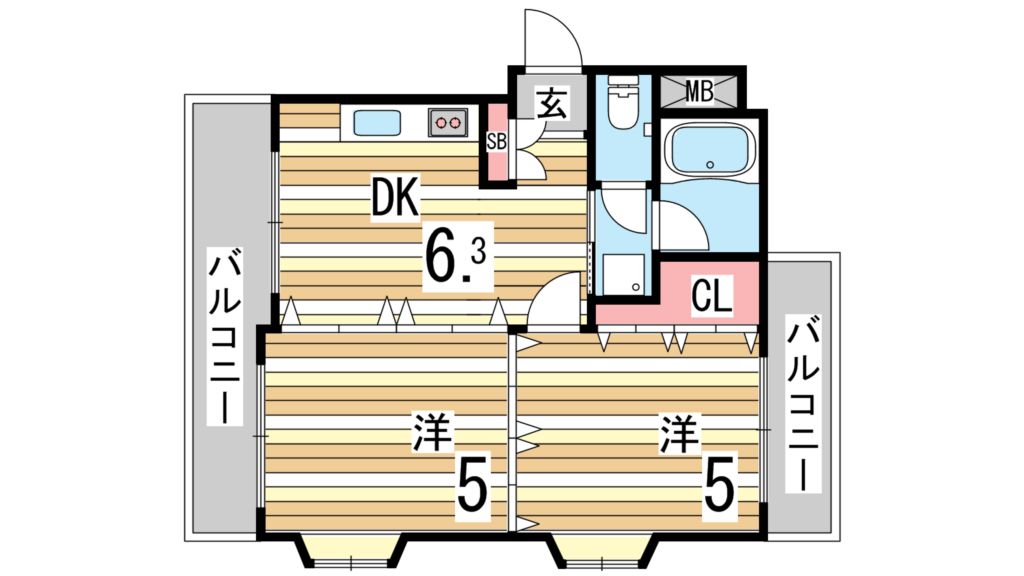 リヴェール本山の間取り