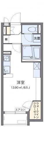 レオネクストサンサン木の実IIの間取り