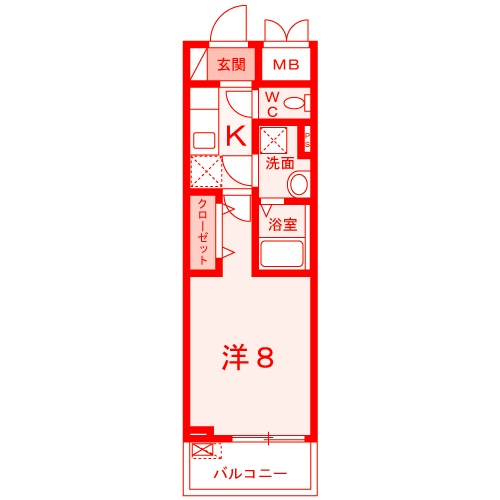 スアヴィス横須賀中央の間取り