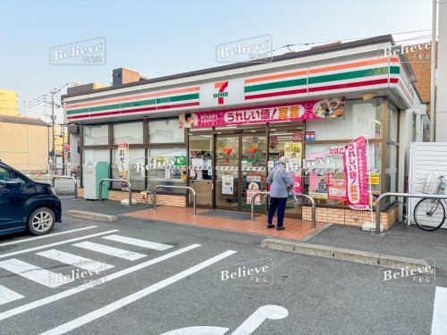 コンビニ　セブンイレブン 久留米市役所前店（コンビニ）まで153m