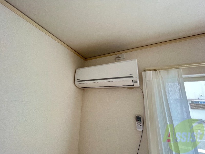 その他設備　エアコンが設置してありますので、寒暖対策も安心ですね。