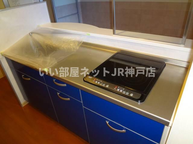 キッチン　カウンターキッチン　ＩＨ2口コンロ