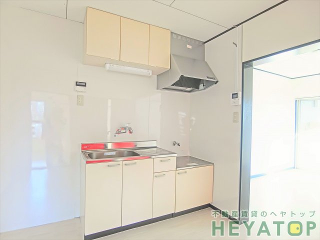 キッチン　ガスコンロが置けるキッチンで楽しくお料理