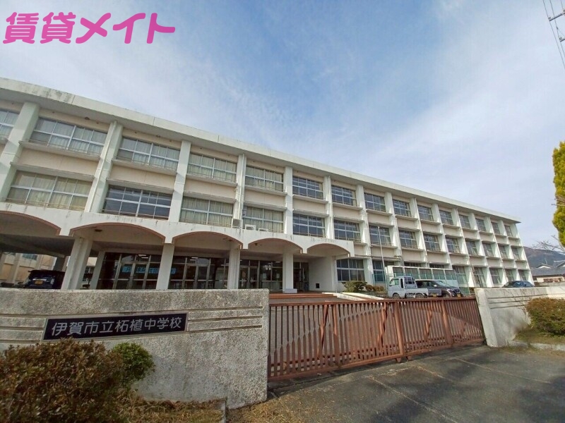 中学校　伊賀市立柘植中学校（中学校）まで2041m