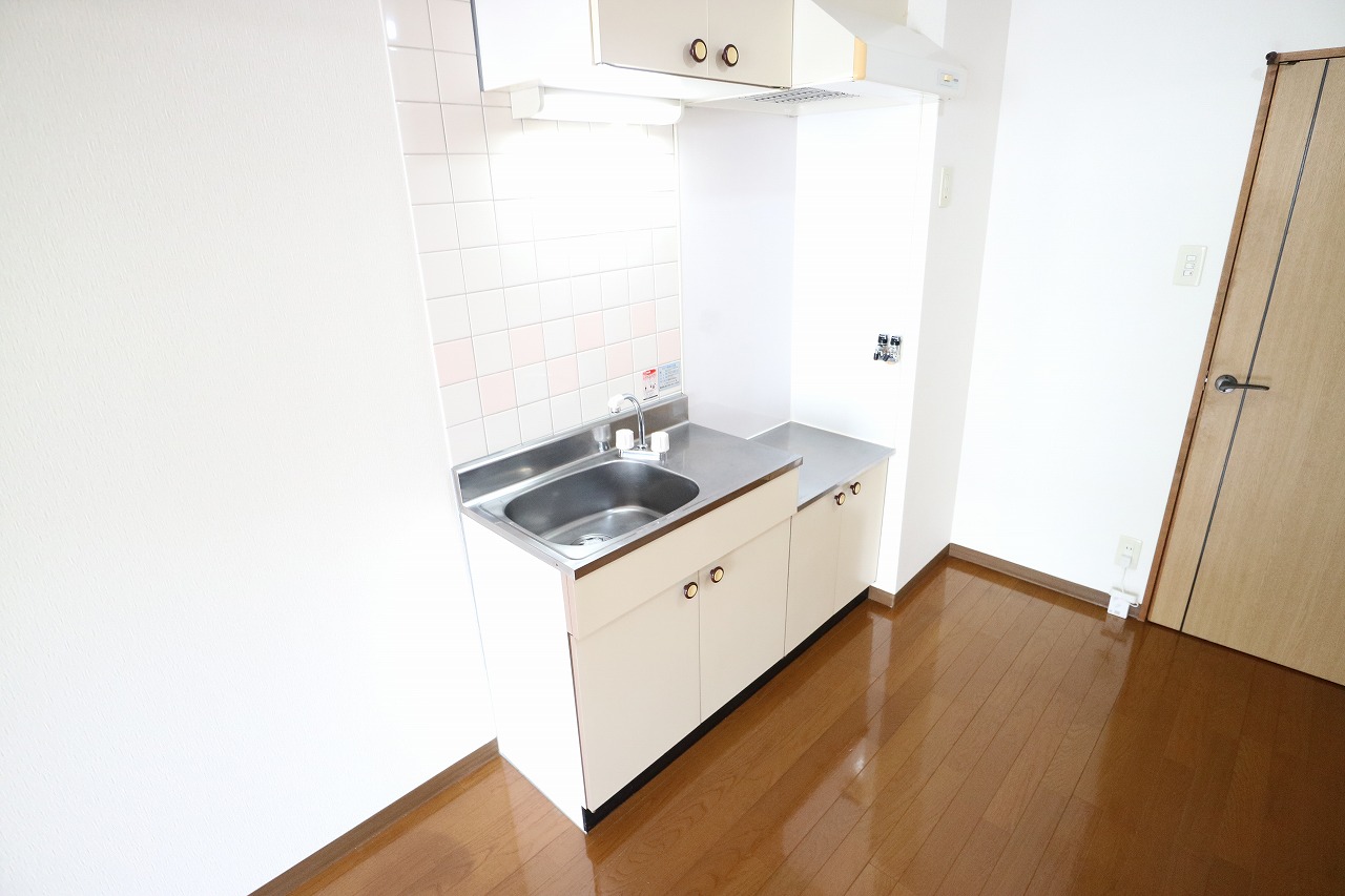 キッチン　2口コンロ対応キッチン