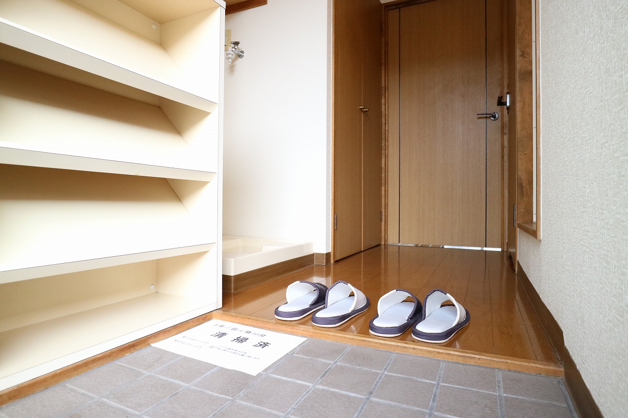 玄関　シューズボックス完備の玄関です