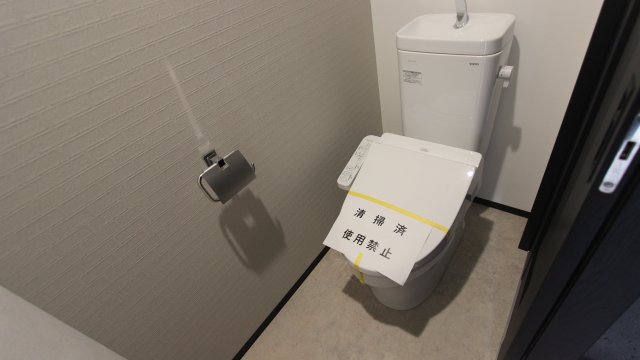 トイレ　同物件別号室の写真