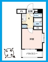 スカイコート本郷東大前第3の間取り