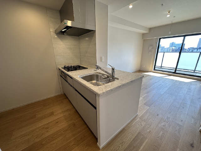 キッチン　同マンション同型・別号室を撮影